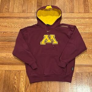 Vintage 90s Nike‎ center check Minnesota hoodie